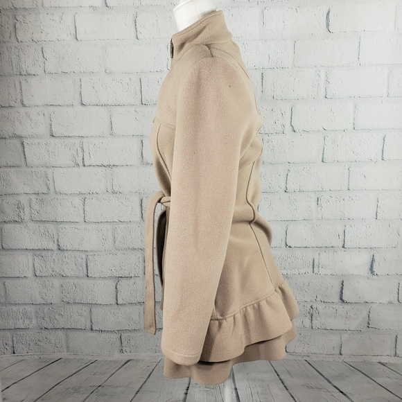 Eiuissa - Tan zipper up trench coat - Picture 4 of 8